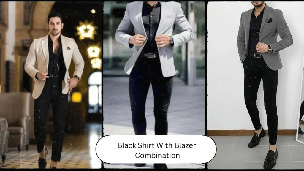 Black blazer with jeans for wedding sale