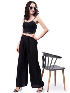 Black Women’s Plain Palazzo Pants