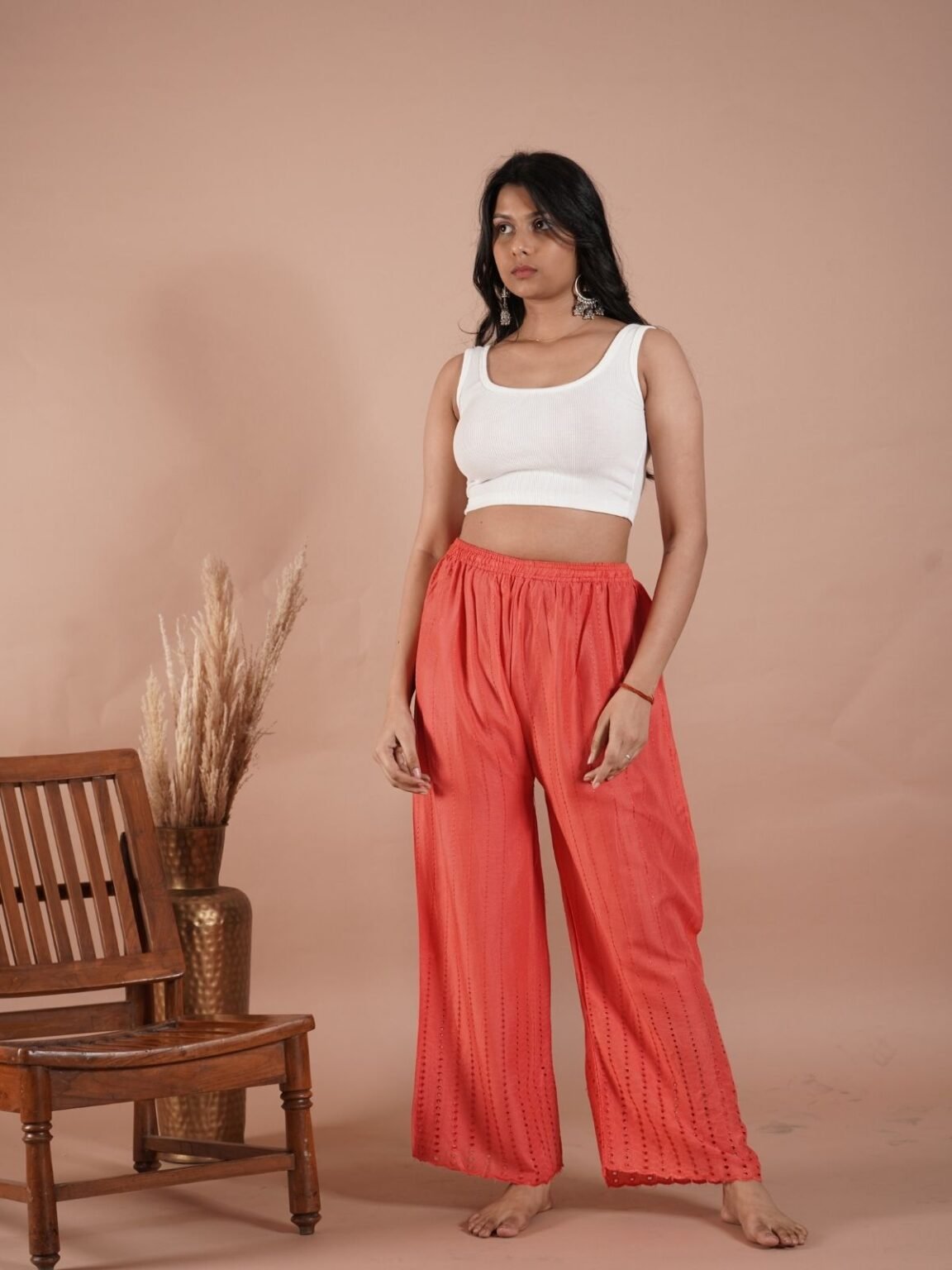 Royal Pink Shera Plaazo: Luxe &
Stylish