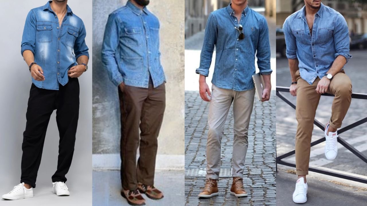 Best blue shirt matching pant ideas for men