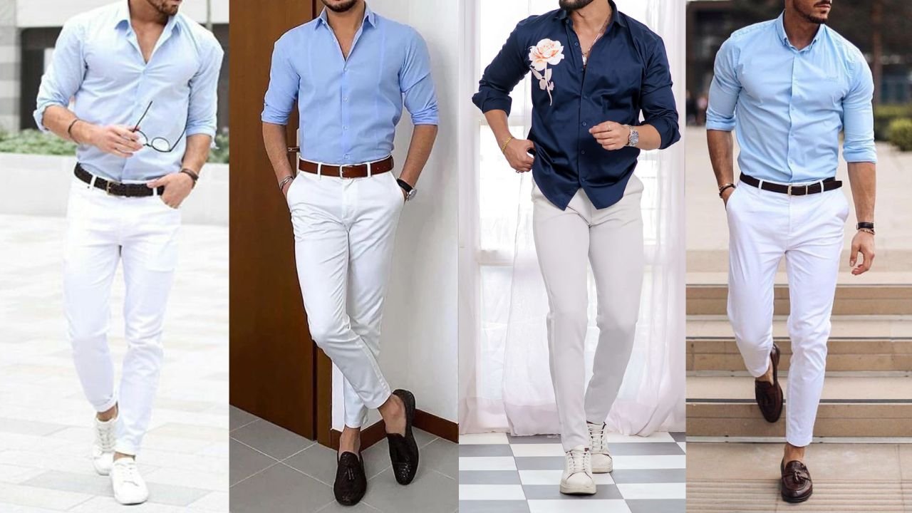 Best blue shirt matching pant ideas for men