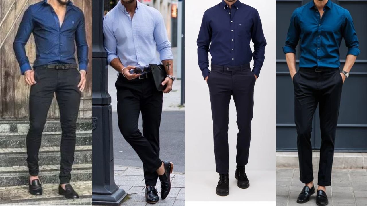 Best blue shirt matching pant ideas for men