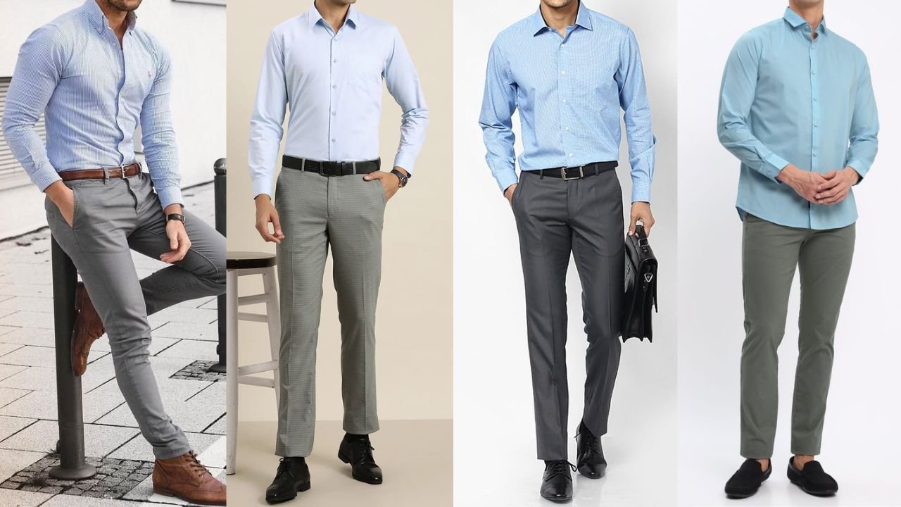 Best blue shirt matching pant ideas for men