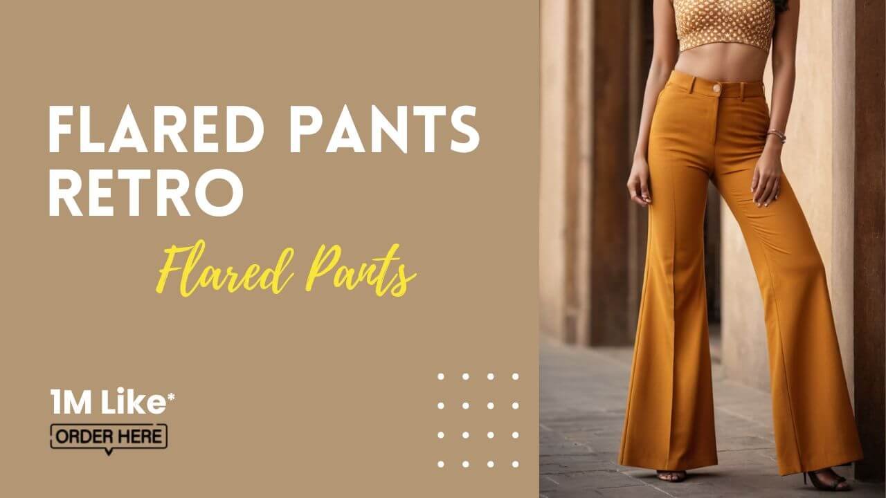 Confident Indian model rocking high-rise flared pants with retro-modern vibe, Teradozz fashion collection.