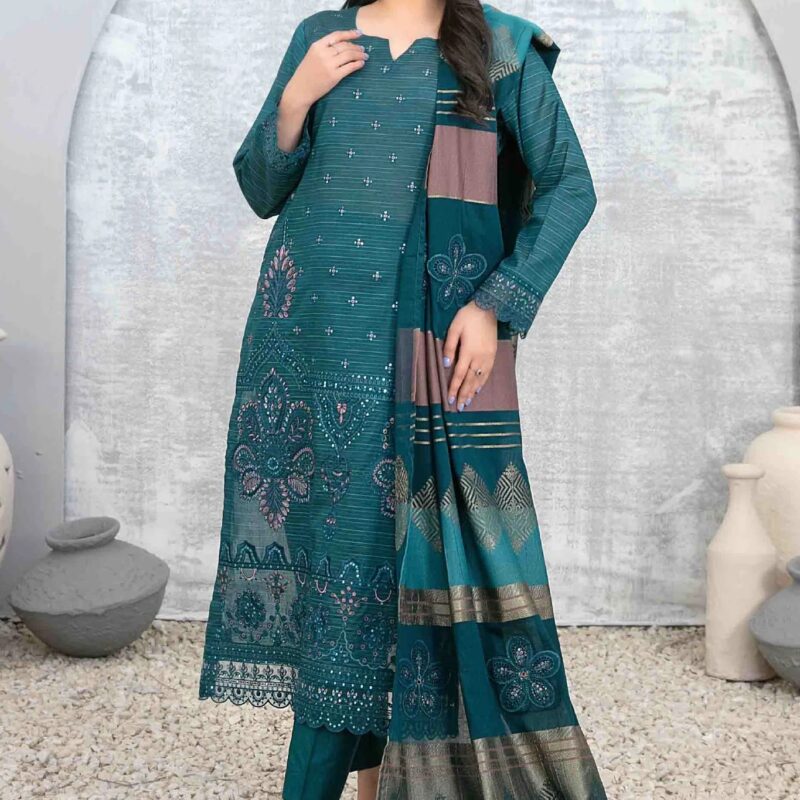 Mabel By Tawakkal Unstitched 3 Piece Emb Fancy Lawn Collection-D-1028 – Shomi Official