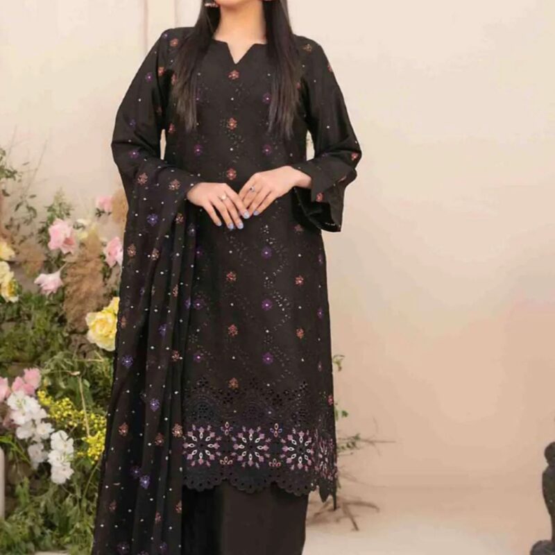 Zarna By Tawakkal Unstitched 3 Piece Emb Lawn Collection-D-1165 – ASIM FABRIC