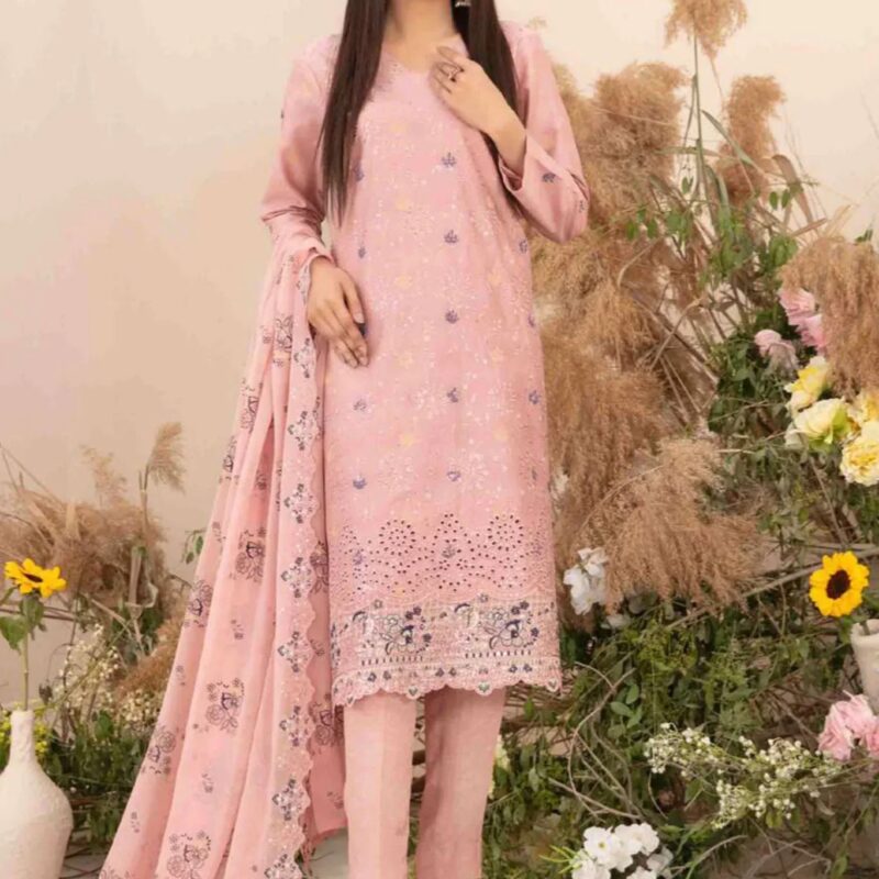 Zarna By Tawakkal Unstitched 3 Piece Emb Lawn Collection-D-1167 – ASIM FABRIC