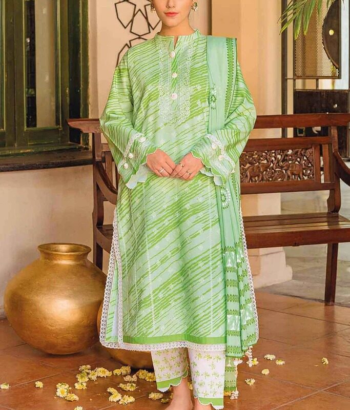 Gul Ahmed Summer 2022 · Essential 3PC Collection – 3PC Embroidered Dig – YourLibaas