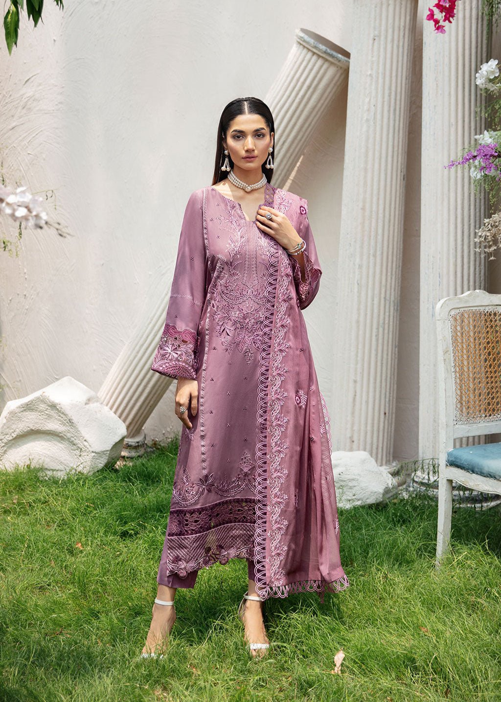 Ramsha Riwayat Luxury Lawn Vol 10 Y-1006 – Sale Now – Get Free Shipping Today