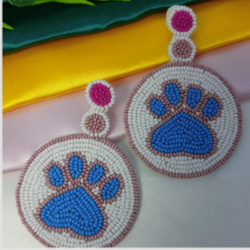 Modern Beaded Drop Earrings for Women | Party Wear Jewellery