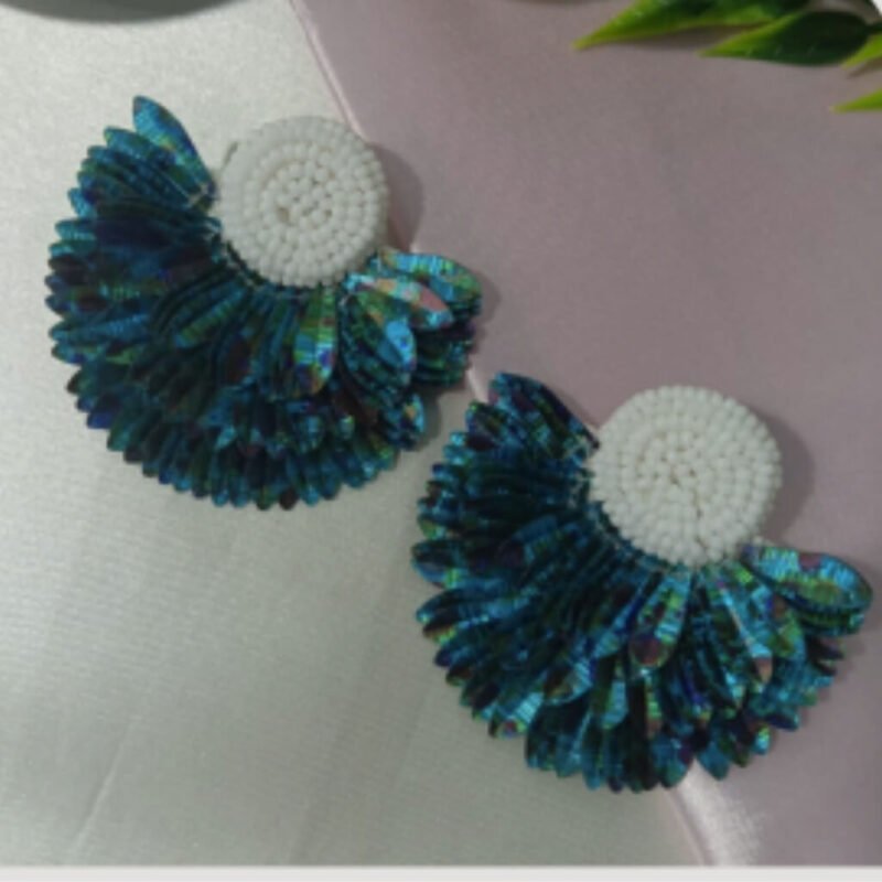Trendy Beaded Earrings for Girls | Lightweight Jewellery