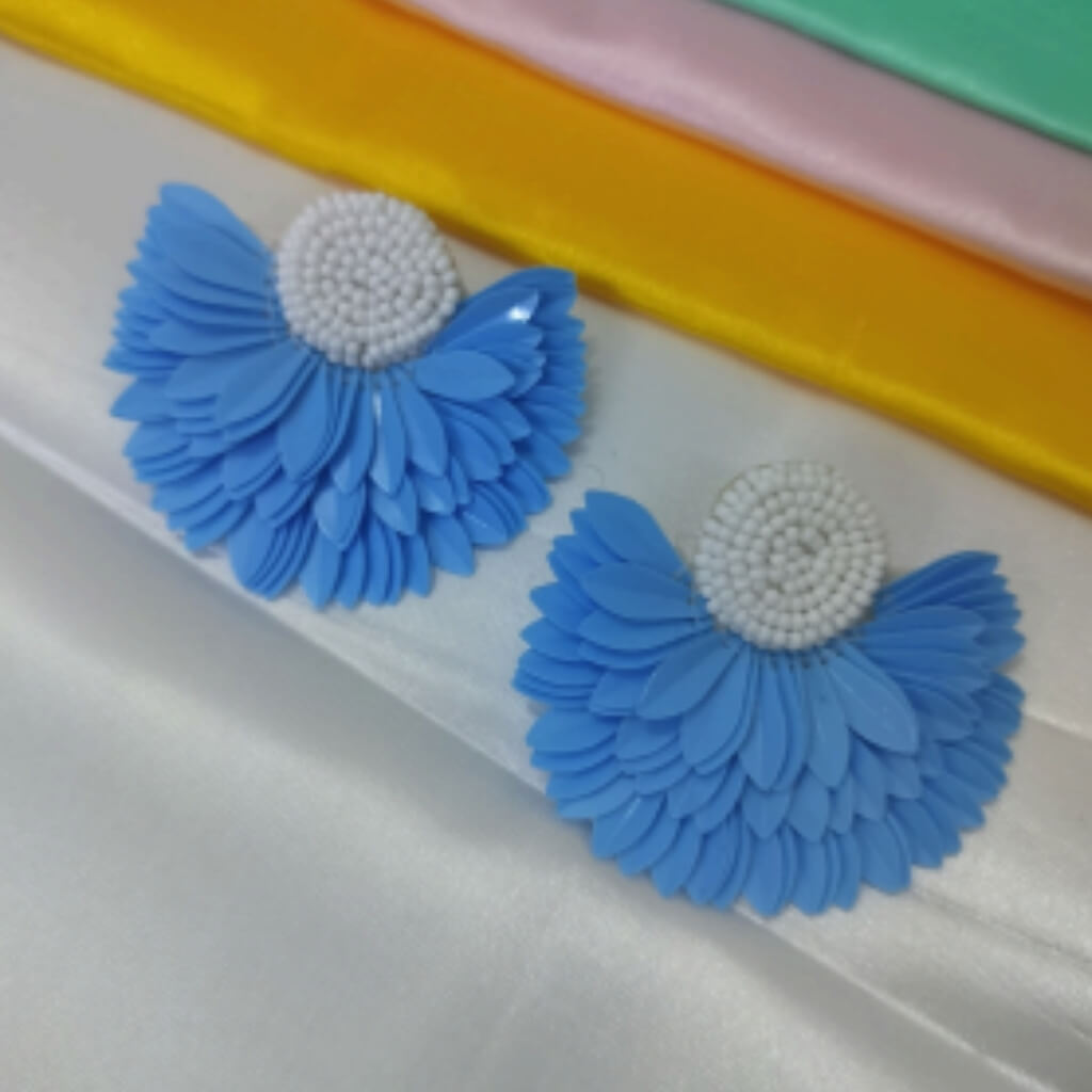 Elegant Beaded Earrings for Girls | Lightweight Jewellery