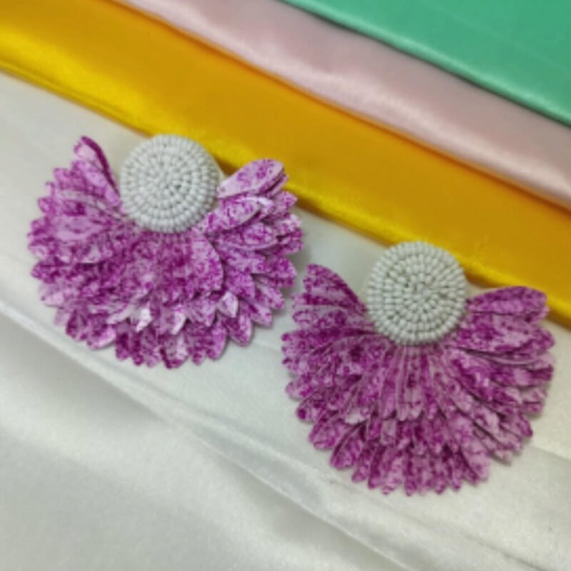 Handcrafted Beaded Party Wear Earrings for Women