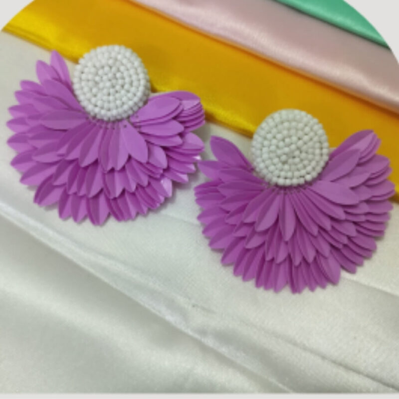 Designer Beaded Party Wear Earrings for Women