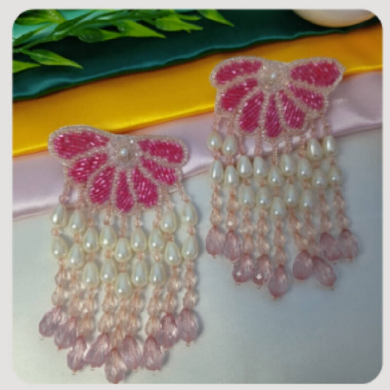 Handcrafted Beaded Earrings for Women | Lightweight Party Wear Jewellery