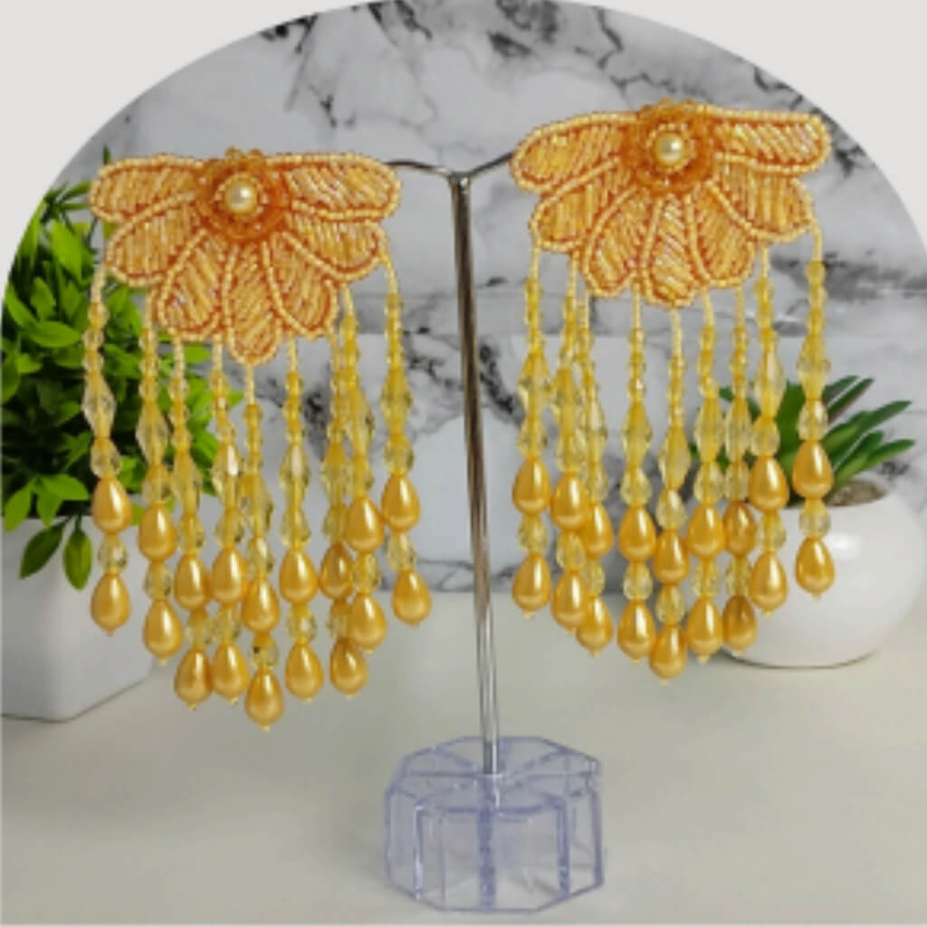 Designer Beaded Earrings for Women | Lightweight Party Wear Jewellery