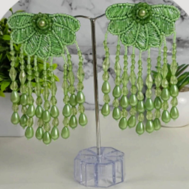 Classic Beaded Earrings for Women | Lightweight Party Wear Jewellery