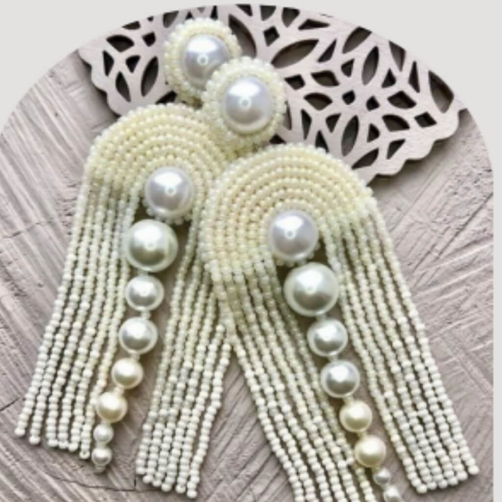 Premium Beaded Earrings for Women | Lightweight Party Wear Jewellery