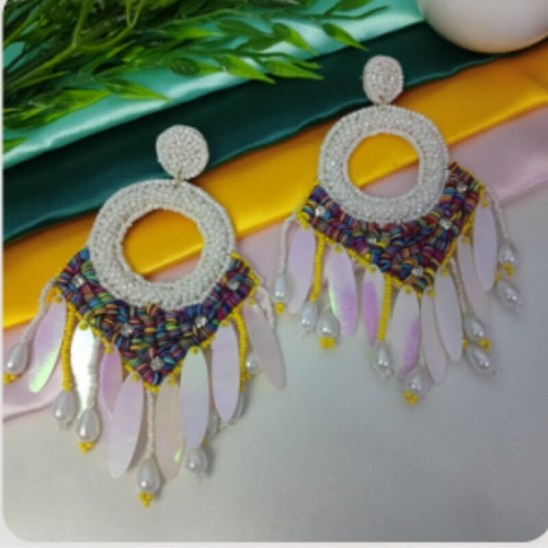 Handcrafted Lightweight Beaded Earrings for Women