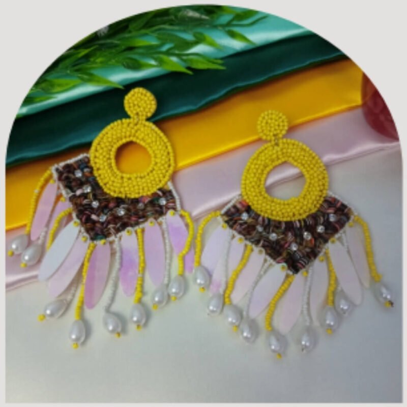 Stylish Lightweight Beaded Earrings for Women