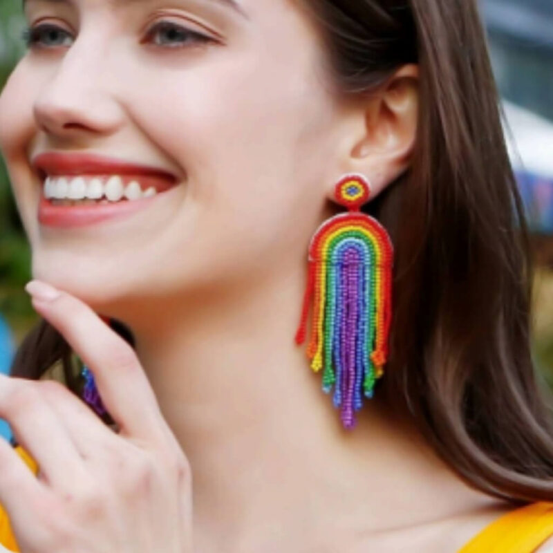 Elegant Lightweight Beaded Earrings for Women