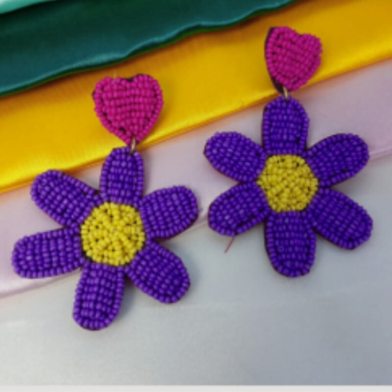 Stylish Beaded Ethnic Earrings for Women