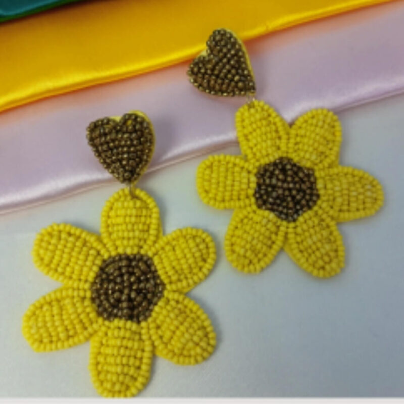 Designer Beaded Ethnic Earrings for Women