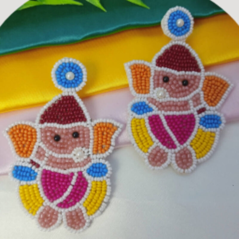 Designer Beaded Fashion Earrings for Women