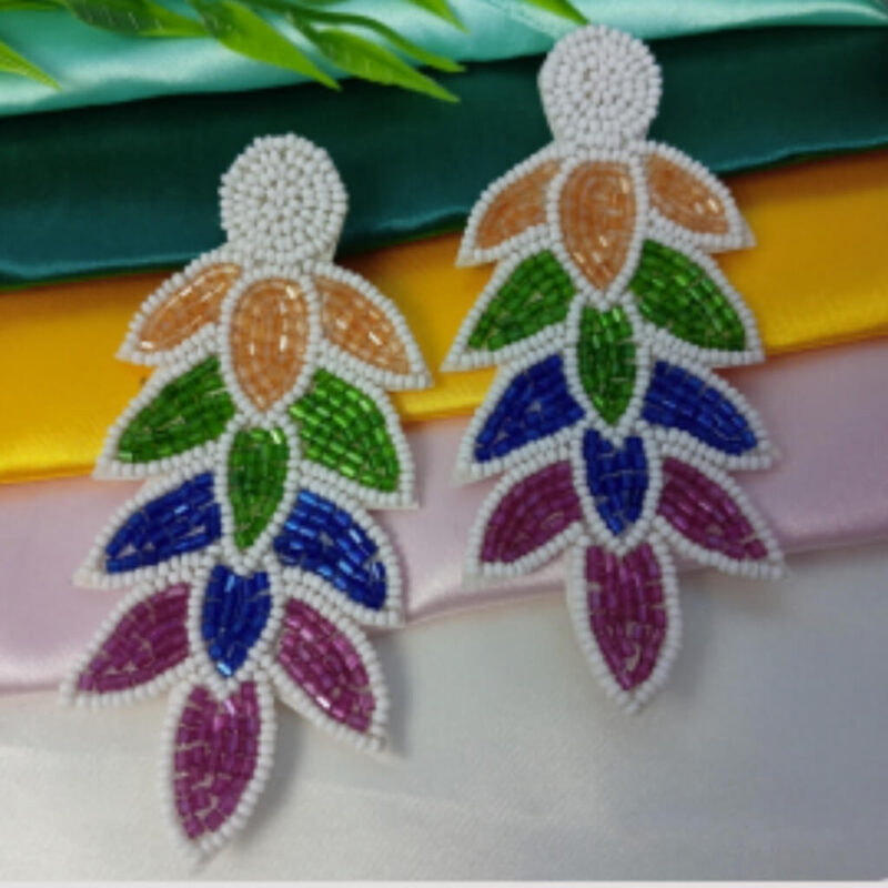 Handcrafted Beaded Daily Wear Earrings for Women