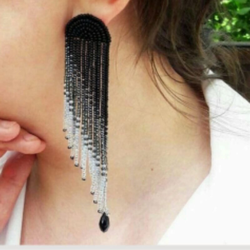 Designer Beaded Earrings for Women | Lightweight Fashion Jewellery