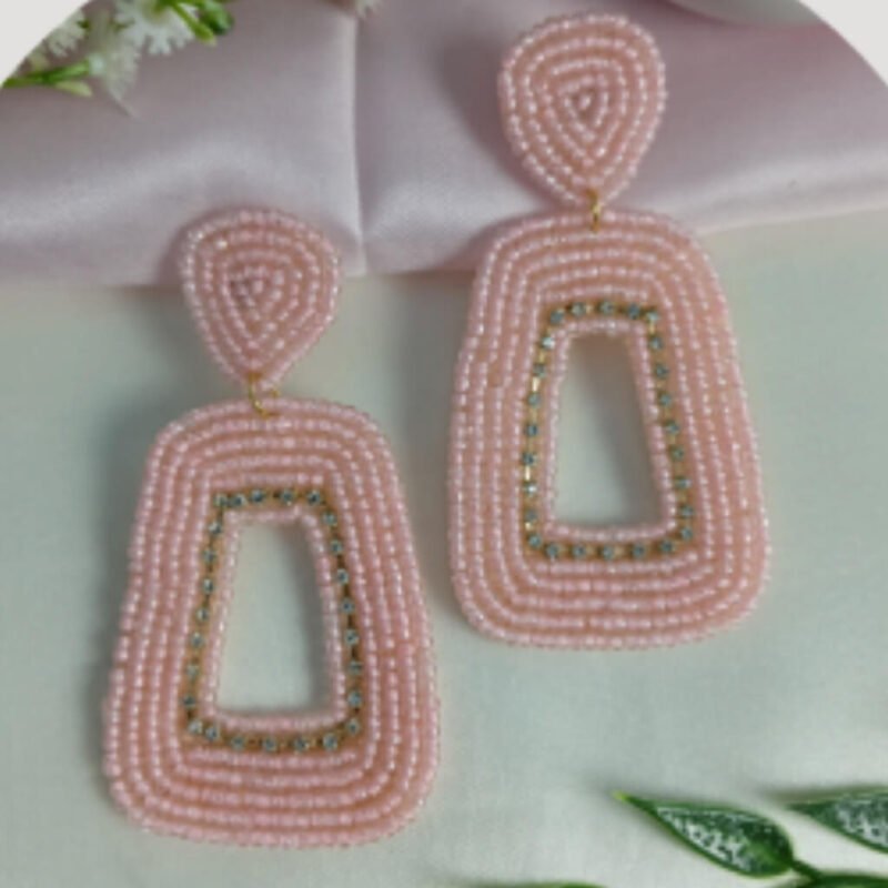 Classic Beaded Ethnic Earrings for Women