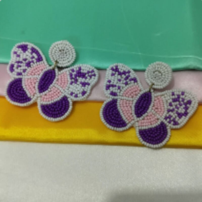 Designer Beaded Statement Earrings for Women | Lightweight Jewellery