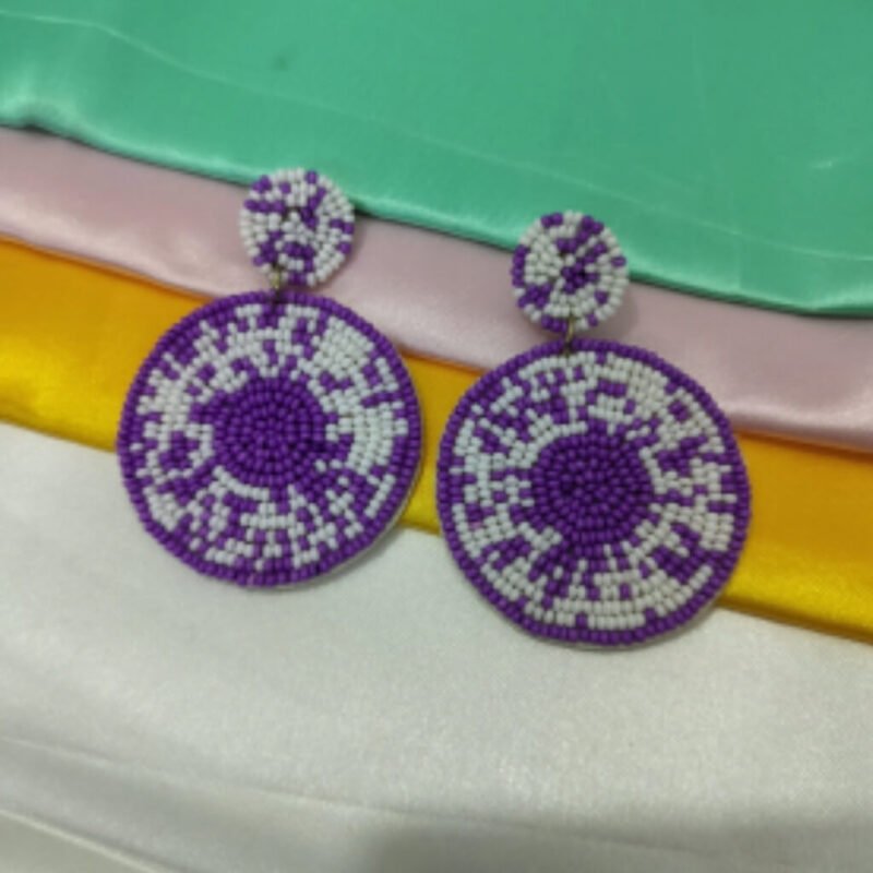 Designer Beaded Long Earrings for Women | Party Wear Jewellery