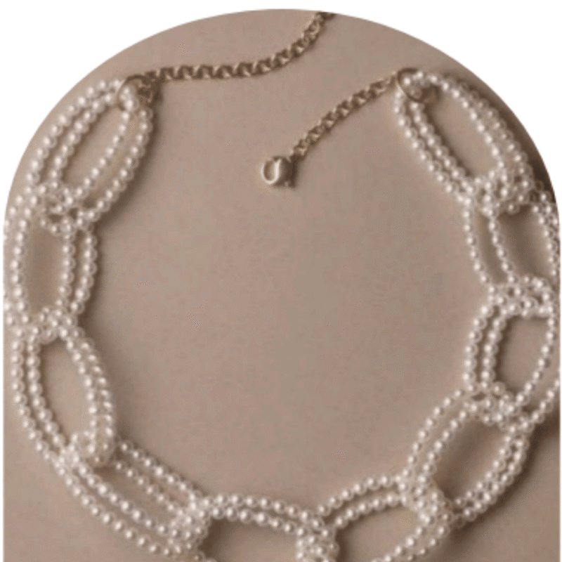 Design-10 – Minimal White Pearl Necklace for Women | Classy & Elegant Jewellery