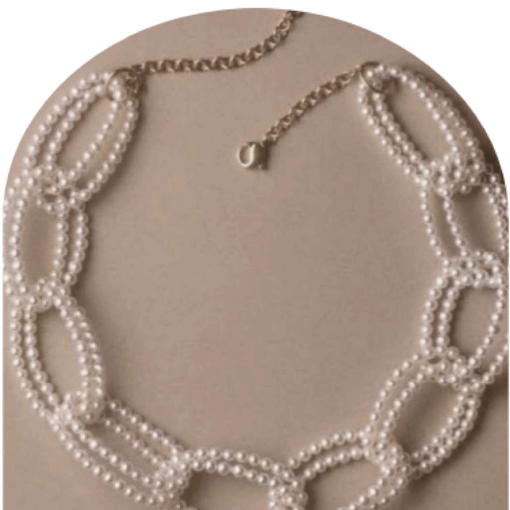 Design-10 – Minimal White Pearl Necklace for Women | Classy & Elegant Jewellery