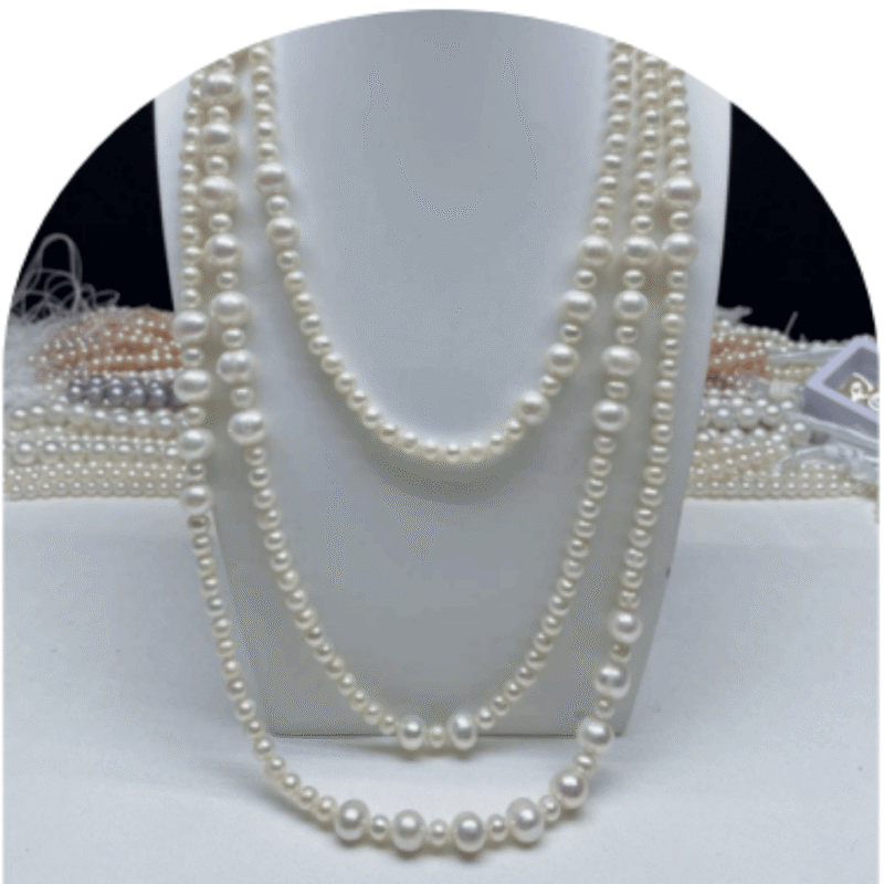 Design-14 – Elegant White Pearl Necklace for Women | Premium Party Wear Jewellery