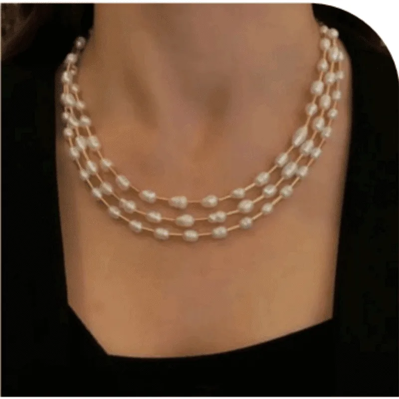 Design-19 – Minimal Pearl Necklace for Women | Simple & Elegant Jewellery