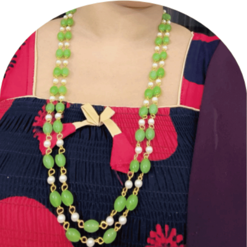 Design-20-B – Designer White Pearl Necklace for Women | Premium Jewellery Look