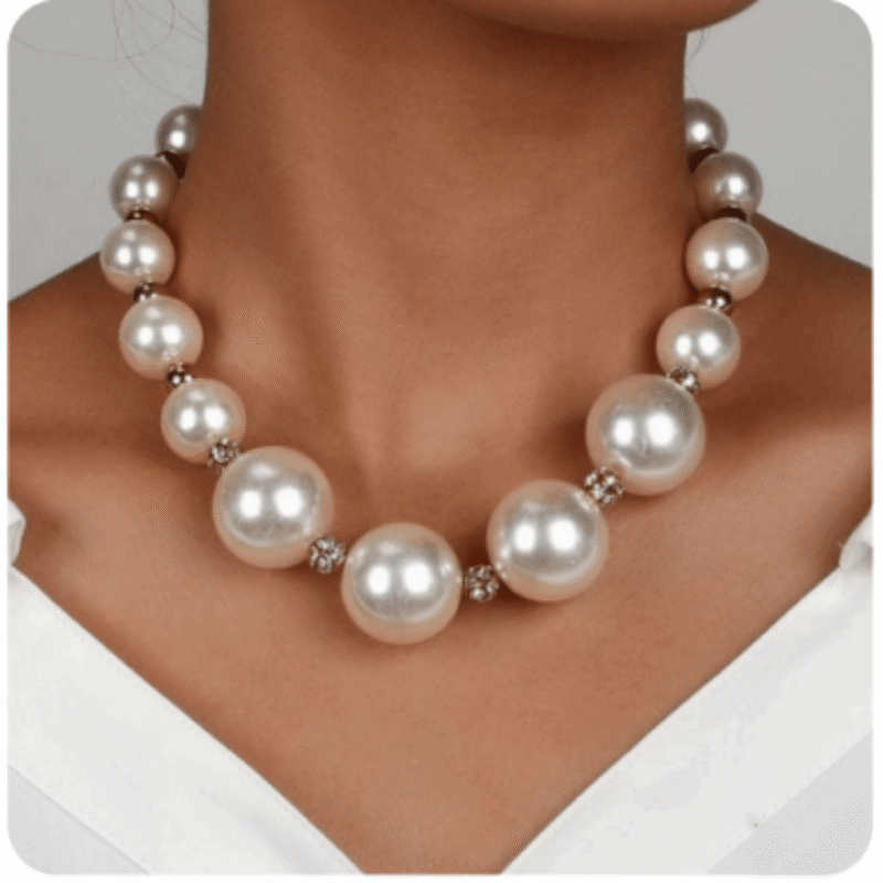 Design-21 – Stylish Pearl Necklace for Women | Modern Jewellery Design