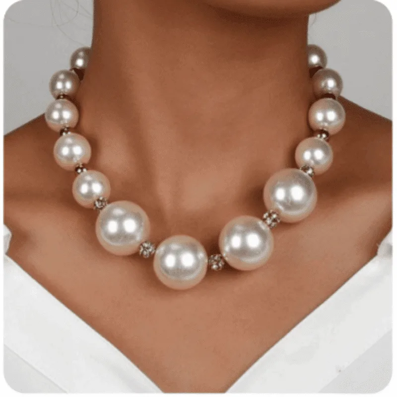 Design-21 – Stylish Pearl Necklace for Women | Modern Jewellery Design