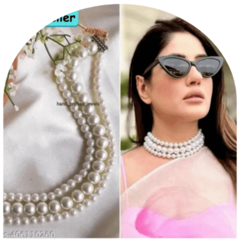 Design-38 – Trendy Pearl Necklace for Women | Modern Jewellery for Women