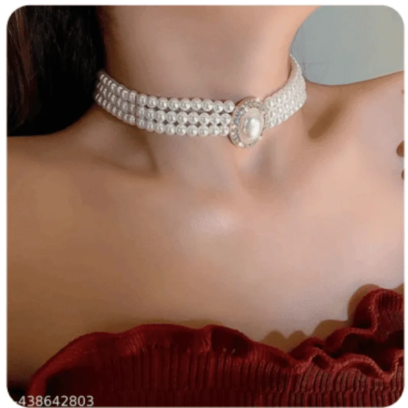 Design-41 – White Pearl Necklace for Women | Premium Fashion Jewellery