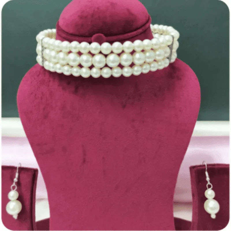 Design-45 – Stylish Pearl Necklace for Women | Lightweight Elegant Jewellery