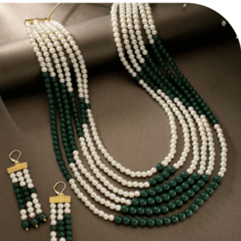 Design-48 – Trendy White Pearl Necklace for Women | Fashion Jewellery Style