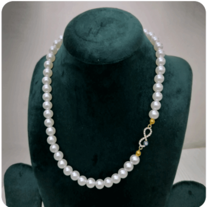 Design-49 – Traditional Pearl Necklace for Women | Royal Jewellery Look