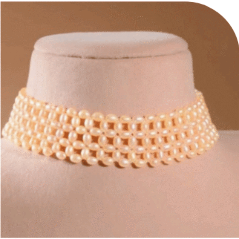 Design-52 – Designer Pearl Necklace for Women | Fashion White Pearl Jewellery