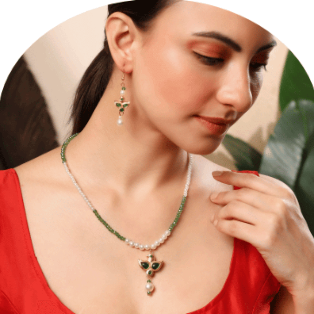 Design-70 – Stylish Pearl Necklace for Women | Modern Jewellery
