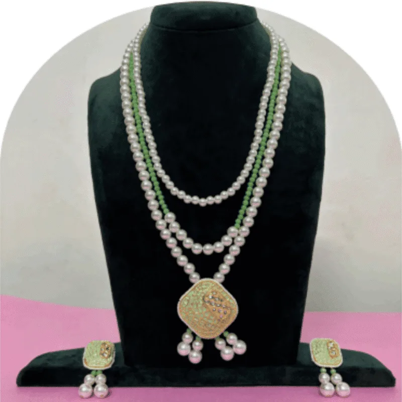 Design-78 – Elegant Pearl Necklace for Women | Party Wear Jewellery