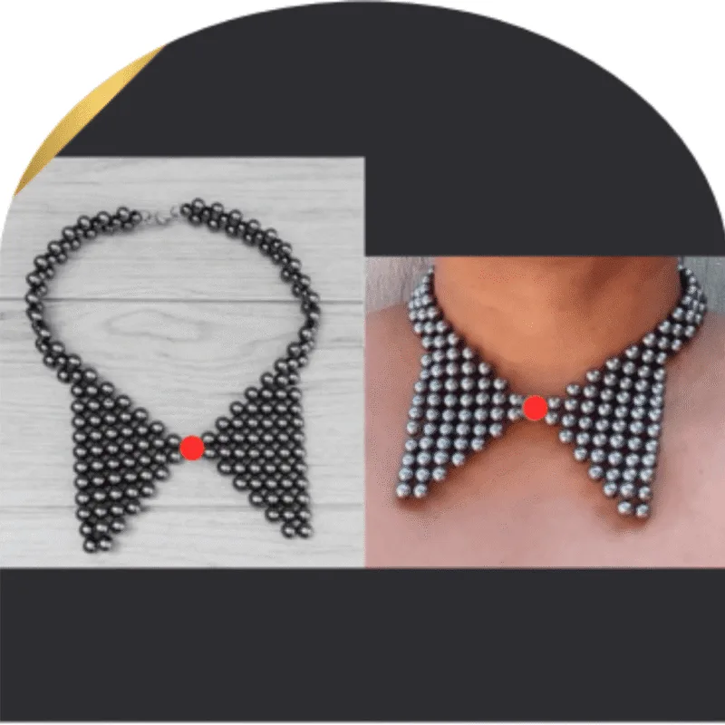 Design-84-BB – White Pearl Necklace for Women | Lightweight Style
