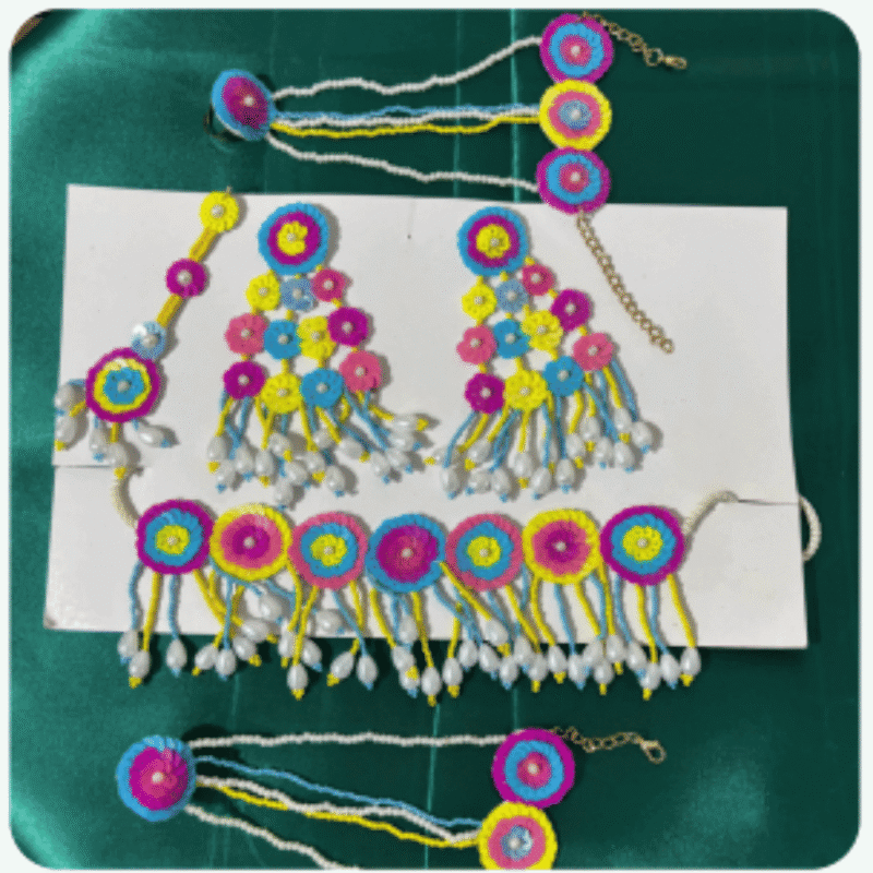 Beaded Necklace Set for Women – Elegant Artificial Jewellery (Design BN-10)